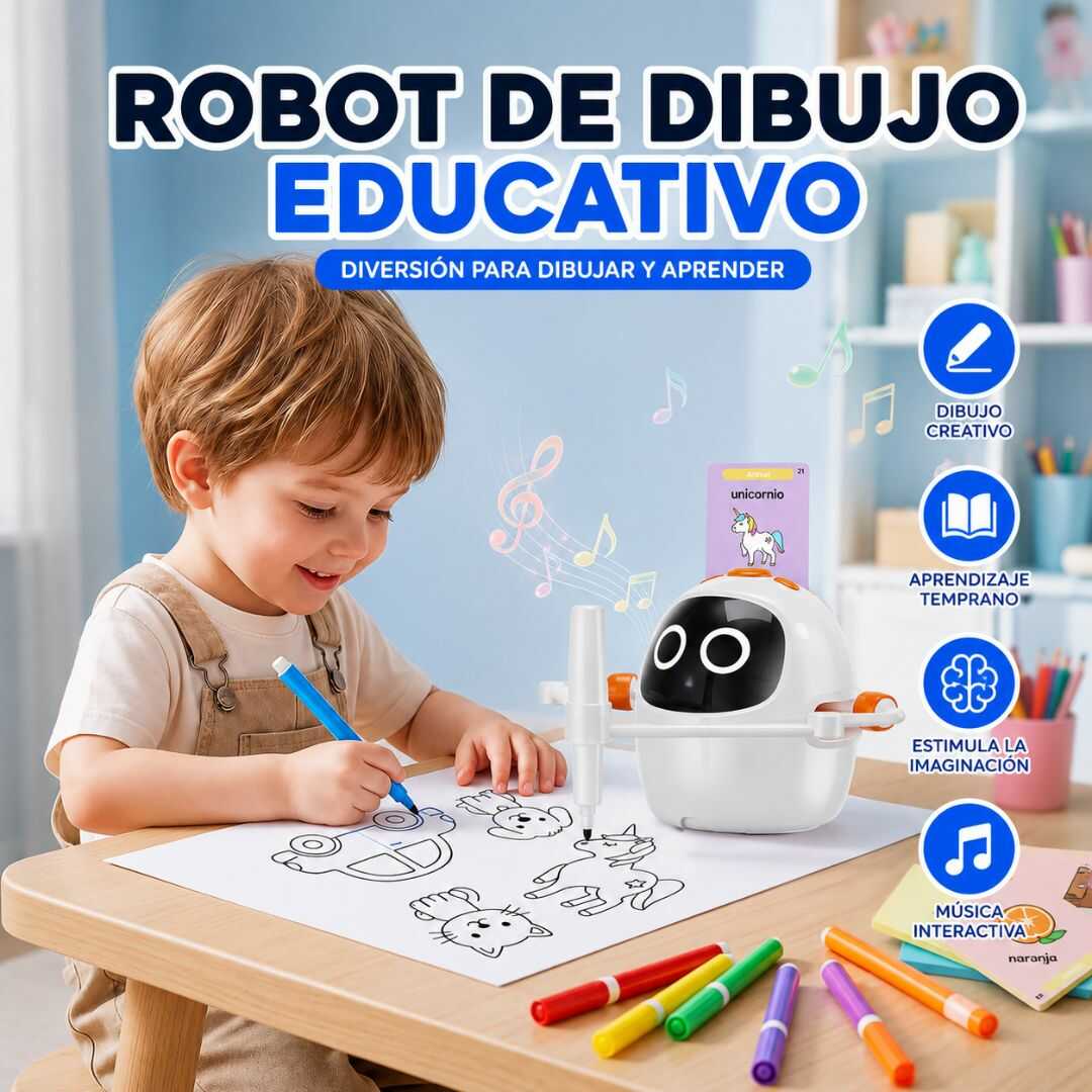 ROBOT DE DIBUJO EDUCATIVO