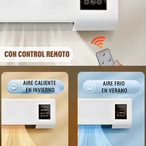 AIRE ACONDICIONADO/CALEFACTOR PORTATIL CON CONTROL