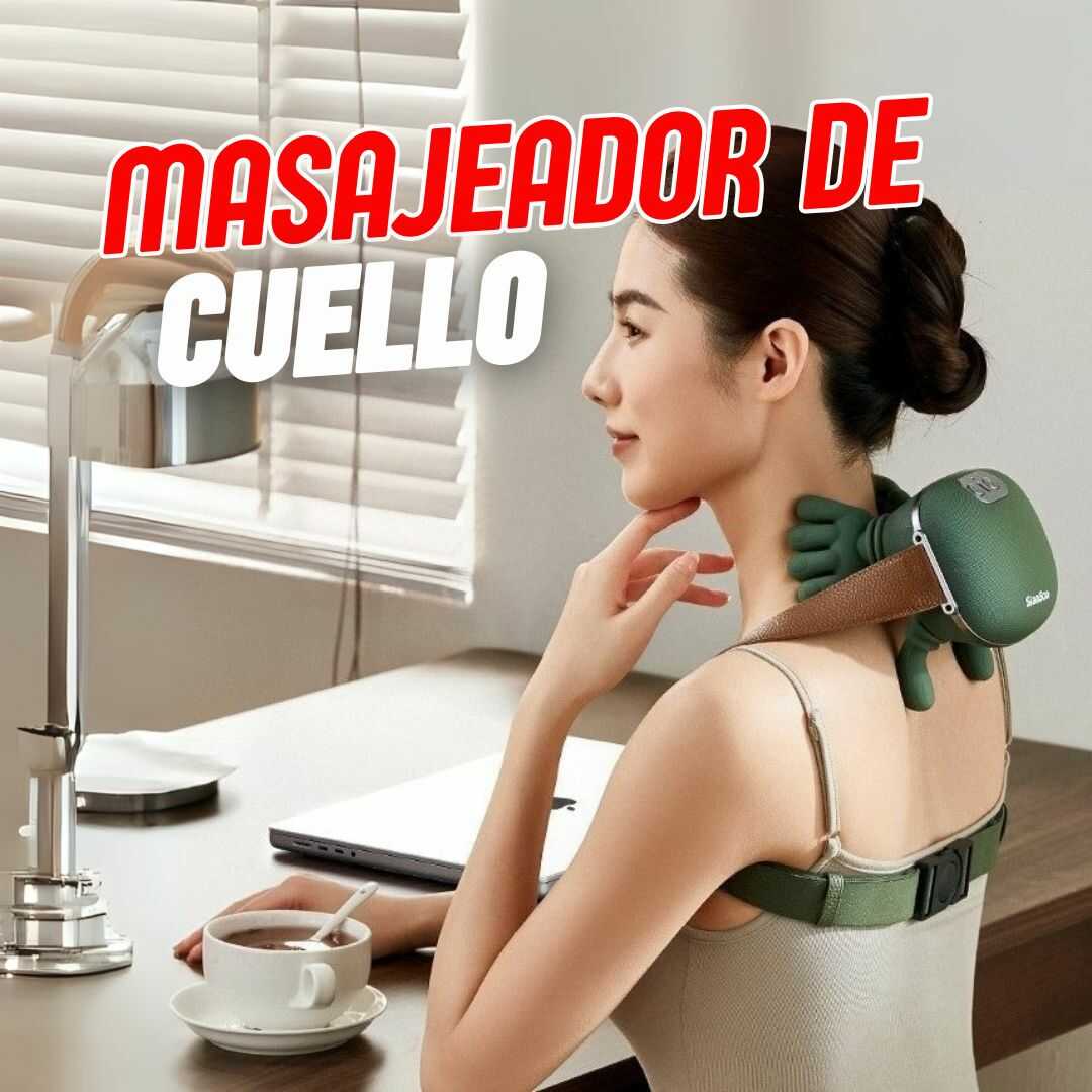 MASAJEADOR DE CUELLO 4D ANTIESTRÉS