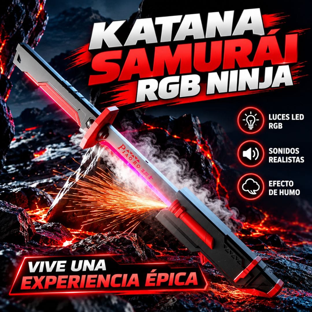 KATANA SAMURÁI RGB NINJA