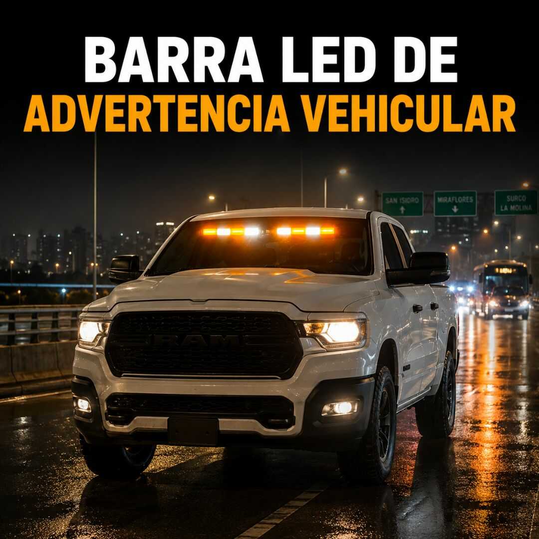 BARRA LED DE ADVERTENCIA VEHICULAR