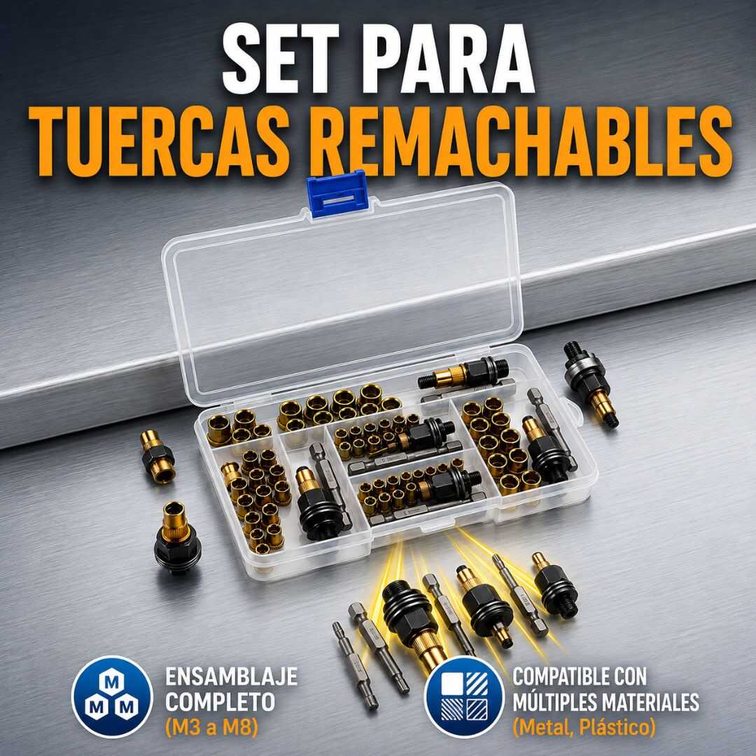 SET PARA TUERCAS REMACHABLES