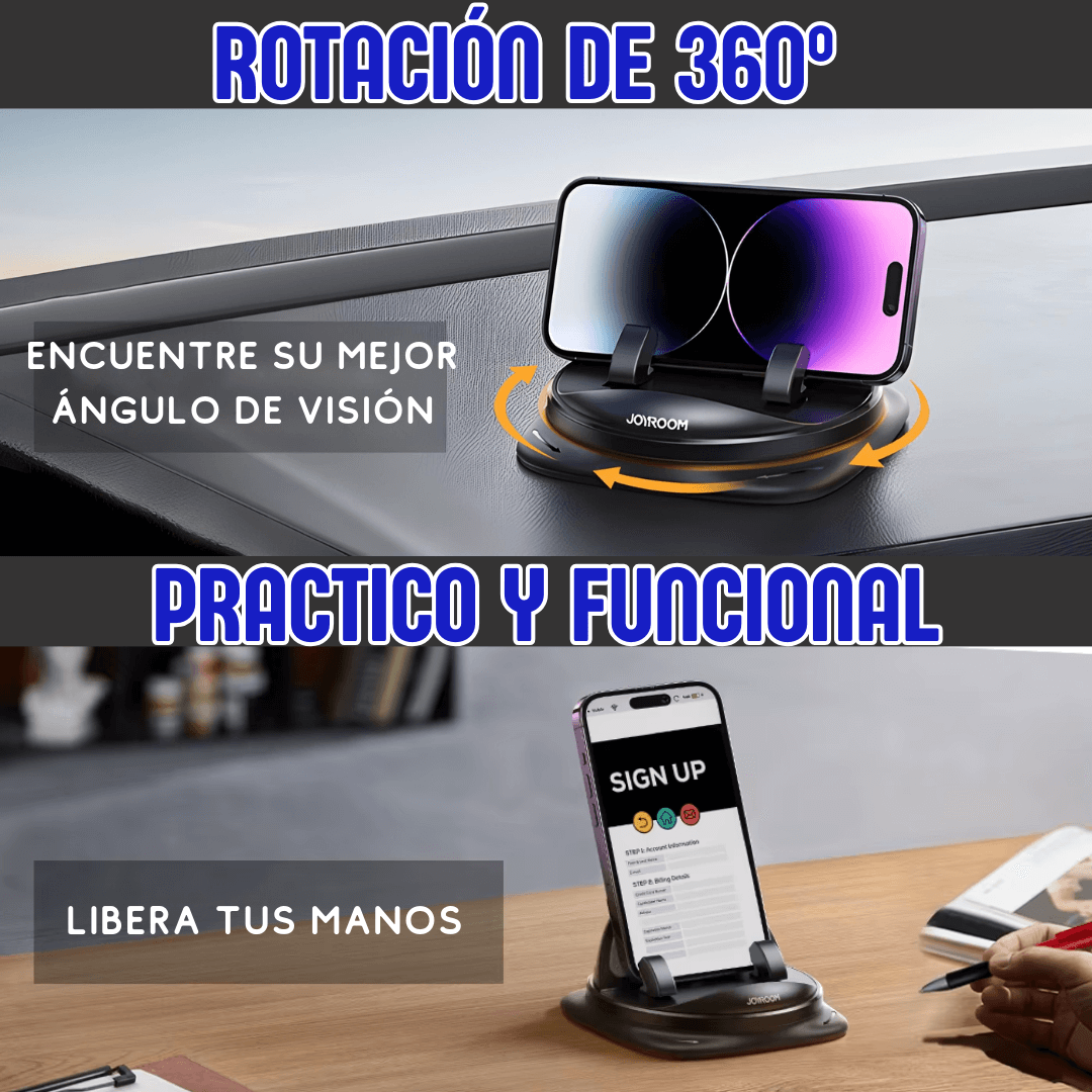 SOPORTE DE CELULAR GIRATORIO 360
