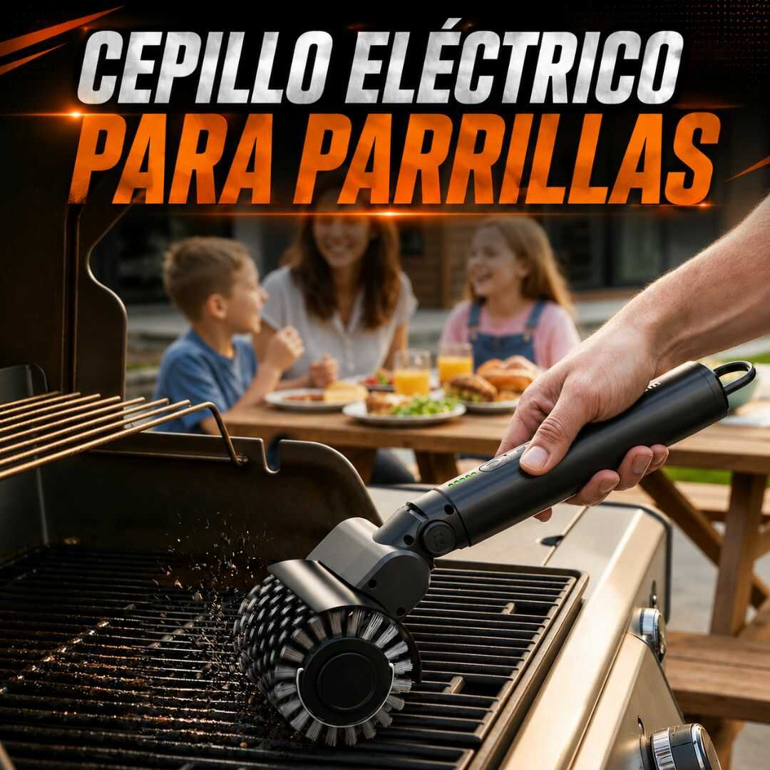 CEPILLO ELÉCTRICO PARA PARRILLAS