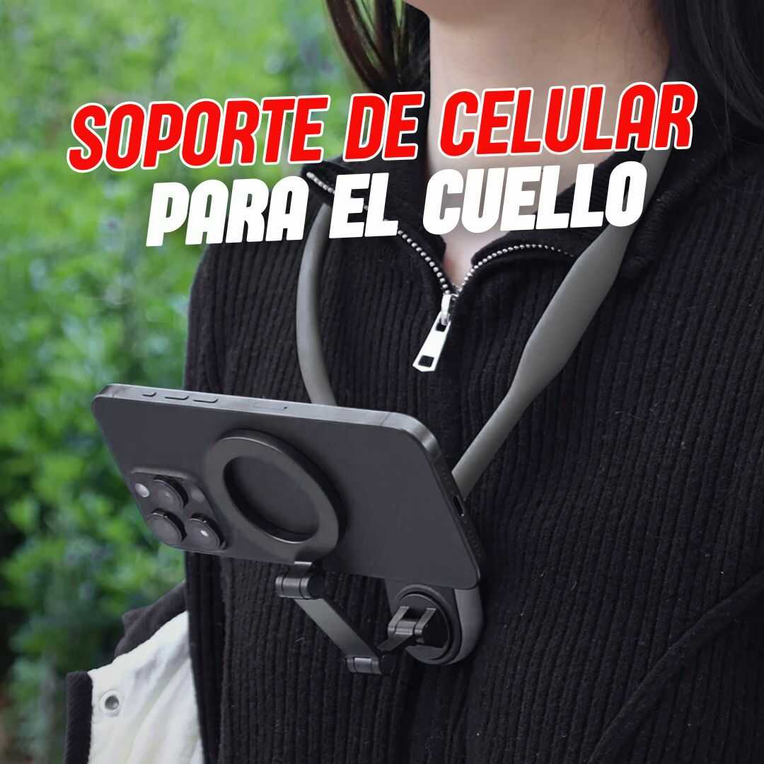 SOPORTE DE CELULAR PARA EL CUELLO
