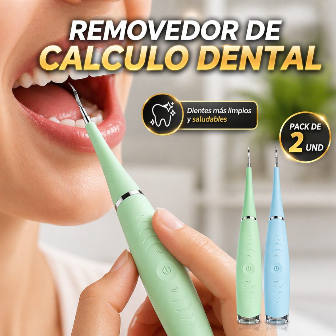 REMOVEDOR DE CALCULO DENTAL - PACK DE 2 UNIDADES