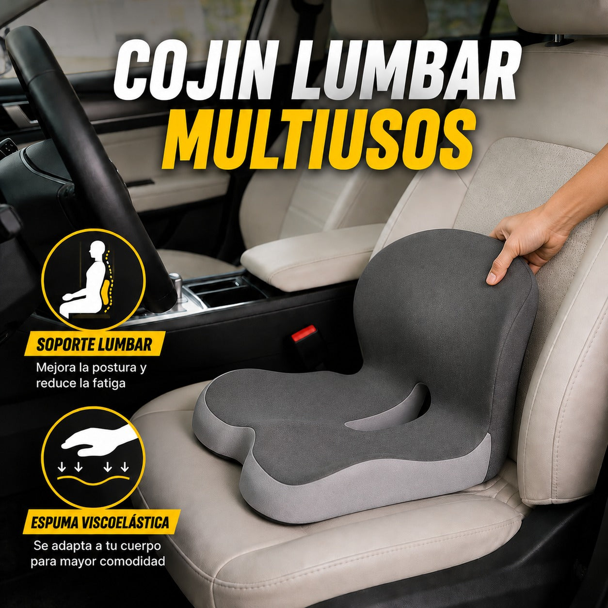 COJIN LUMBAR MULTIUSOS