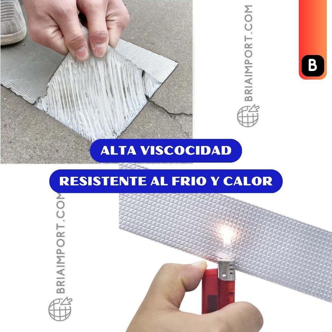 CINTA DE BUTILO IMPERMEABLE Y MULTIFUNCIONAL - BRIA IMPORT
