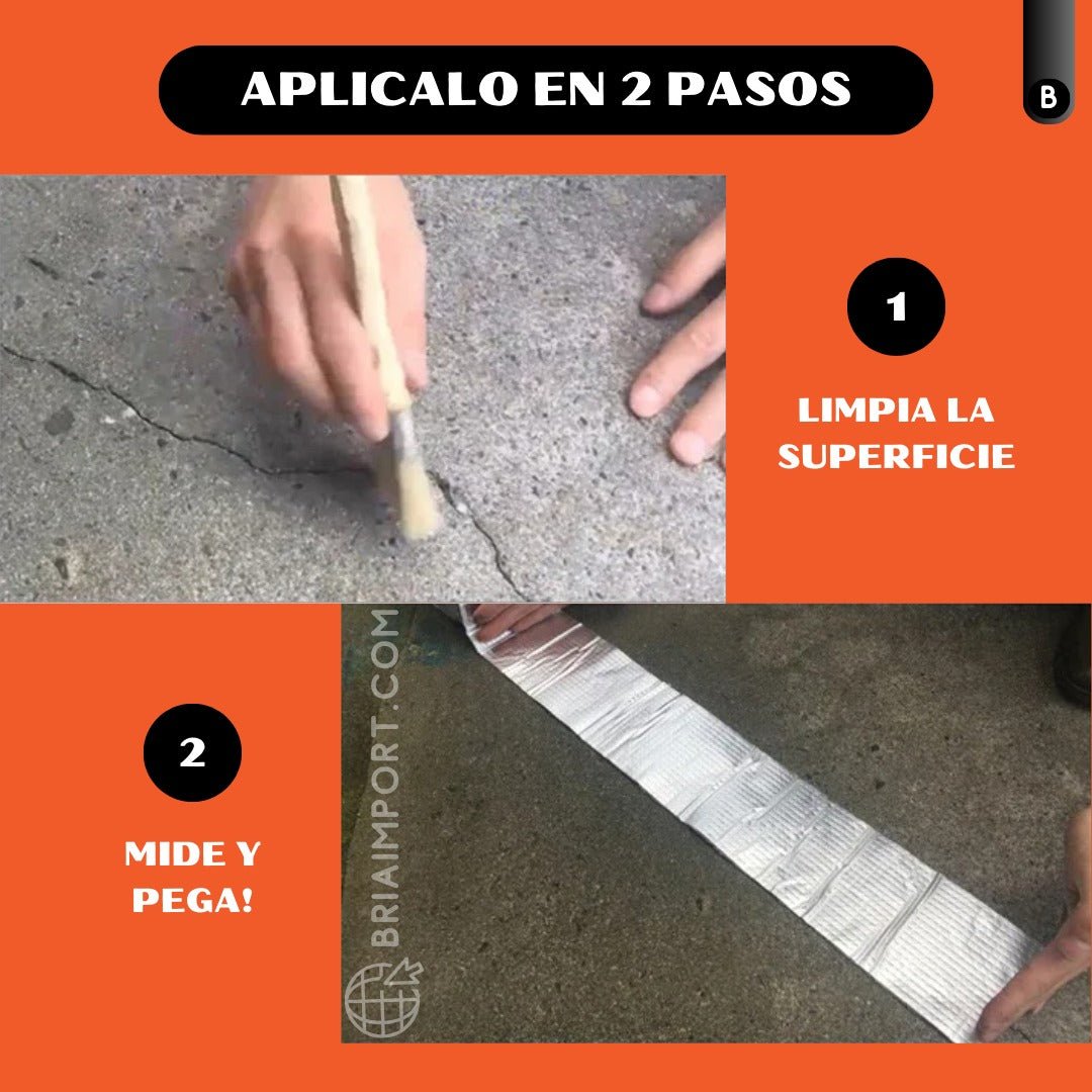 CINTA DE BUTILO IMPERMEABLE Y MULTIFUNCIONAL - BRIA IMPORT