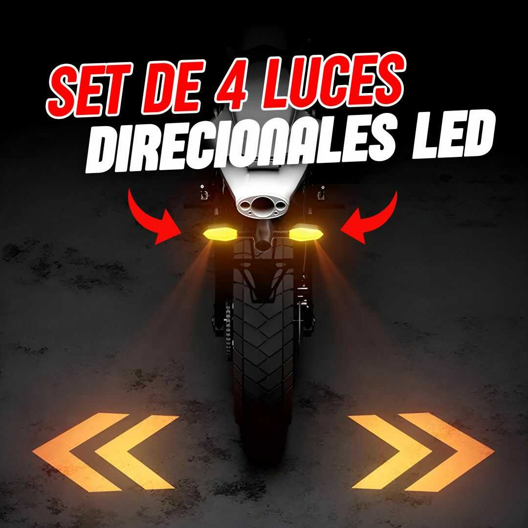 SET DE 4 UND - LUCES DIRECCIONALES CON PROYECCION LED