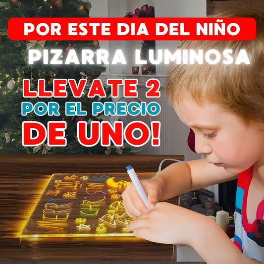 PROMO 2 X 1 - PIZARRA LUMINOSA LED PARA NIÑOS