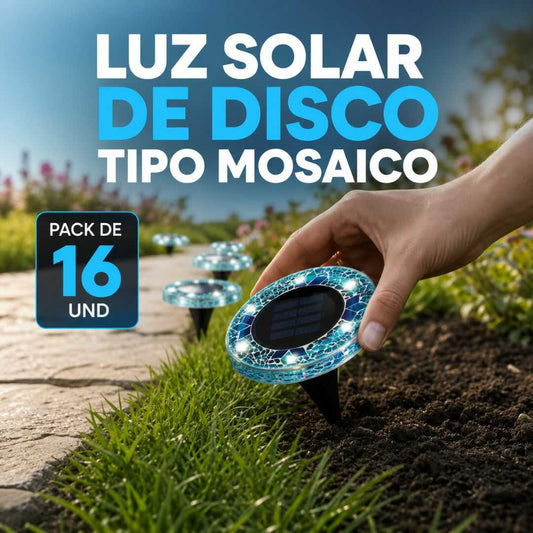 PACK DE 16 LUZ TIPO MOSAICO SOLAR