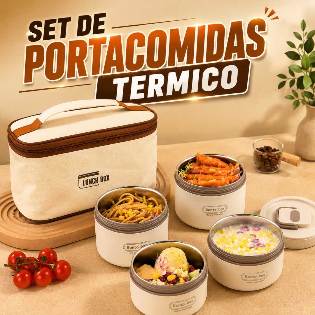 SET PORTACOMIDAS TERMICO