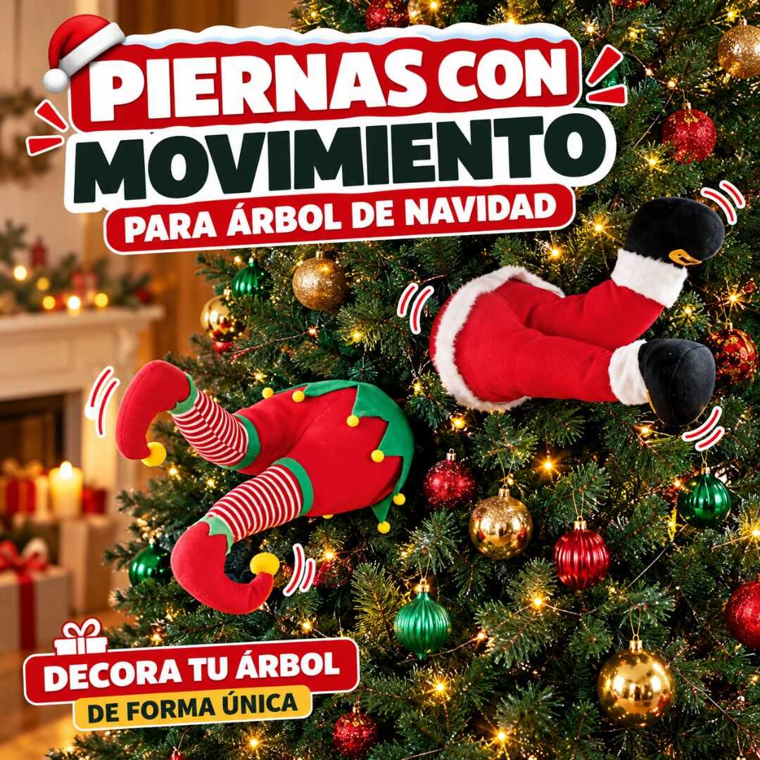 Piernas con Movimiento - Para Árbol de Navidad