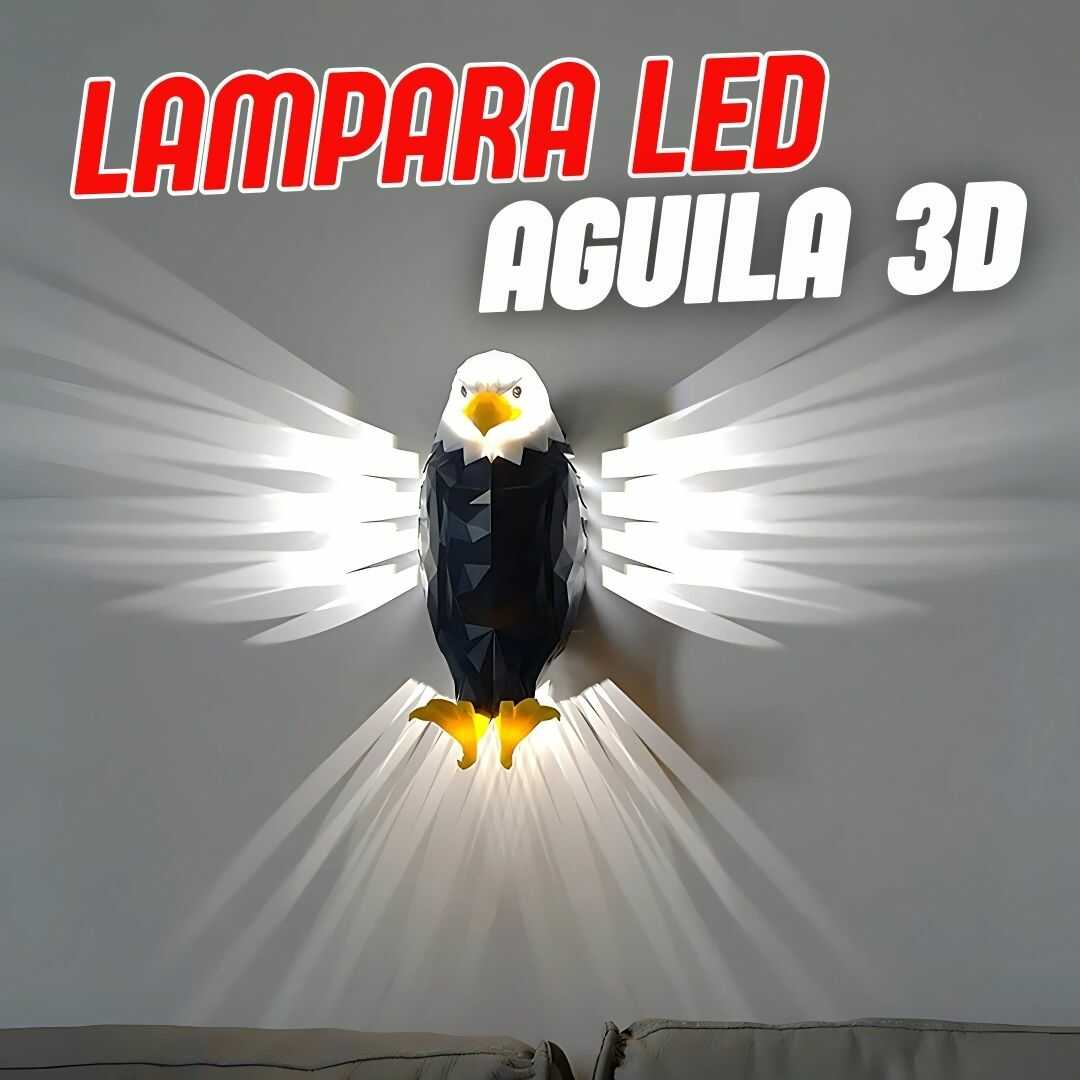 AGUILA LAMPARA LED 3D