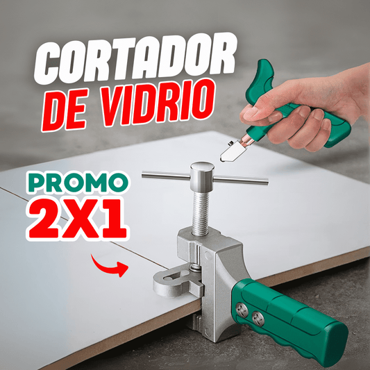 2x1  KIT CORTADOR DE VIDRIO Y PORCELANATO PROFESIONAL
