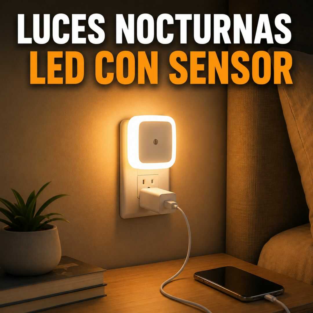 LUCES NOCTURNA CON SENSOR