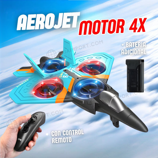 AEROJET MOTOR 4X - CON CONTROL REMOTO