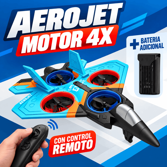 AEROJET MOTOR 4X - CON CONTROL REMOTO