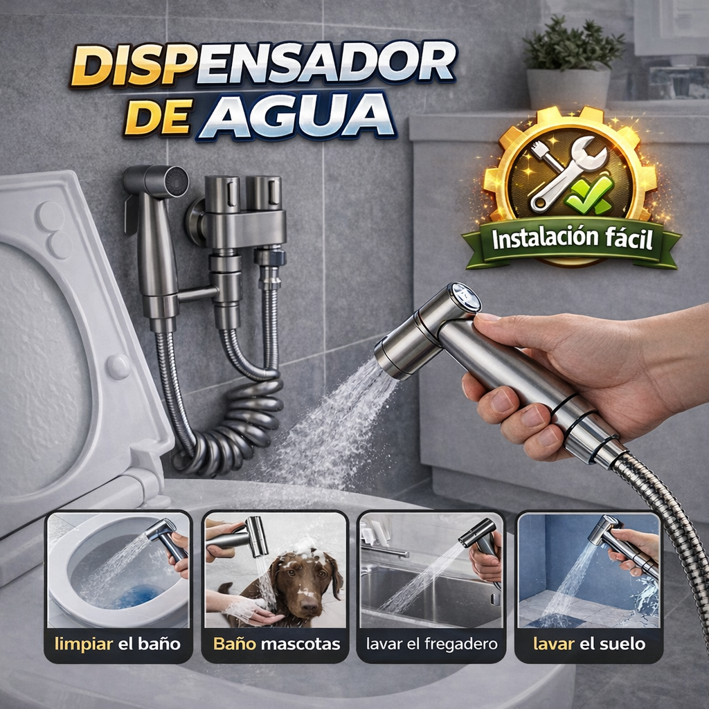 DISPENSADOR DE AGUA DE ALTA PRESION