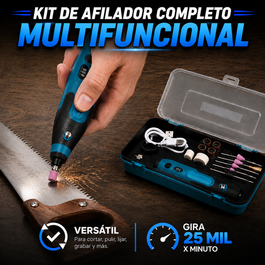 MINI AFILADOR COMPLETO MULTIFUNCIONAL
