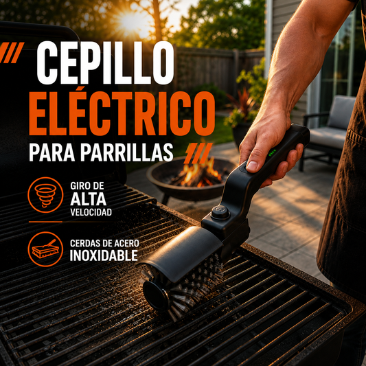 CEPILLO ELÉCTRICO PARA PARRILLAS