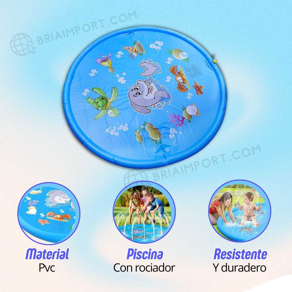 COLCHONETA DE AGUA INFLABLE CON PILETA