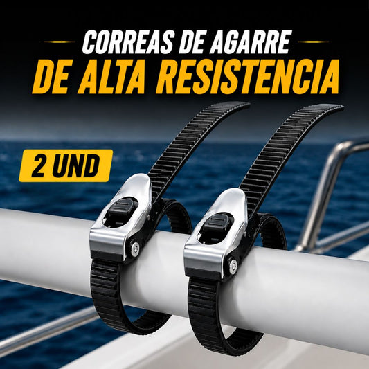 CORREAS DE AGARRE DE ALTA RESISTENCIA - SET DE 2 UNIDADES