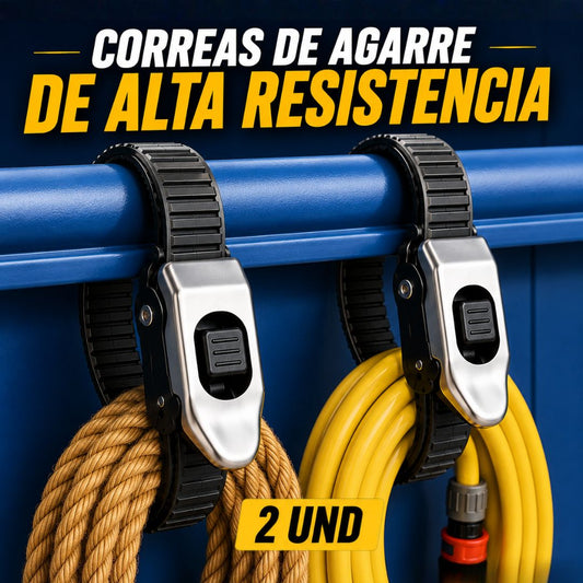CORREAS DE AGARRE DE ALTA RESISTENCIA - SET DE 2 UNIDADES