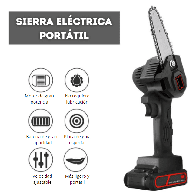 MINI MOTOSIERRA PORTATIL PRO