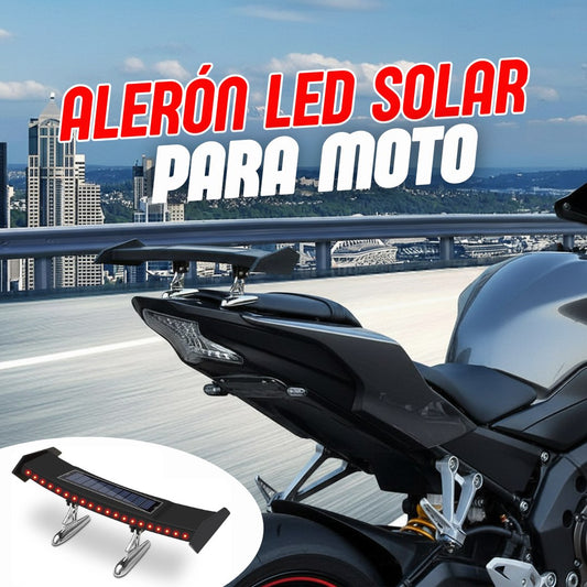 ALERON LED SOLAR PARA MOTO