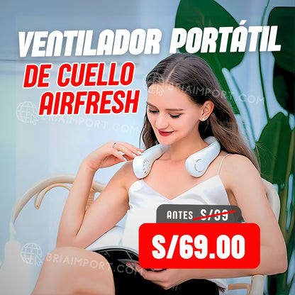 VENTILADOR PORTÁTIL DE CUELLO AIRFRESH