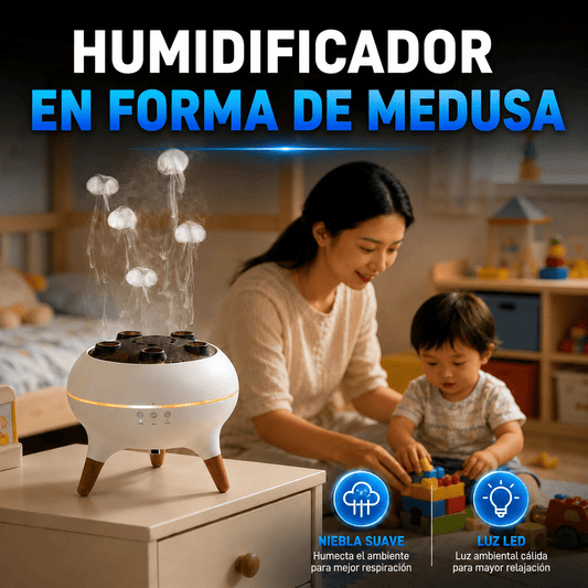 HUMIDIFICADOR EN FORMA DE MEDUSA