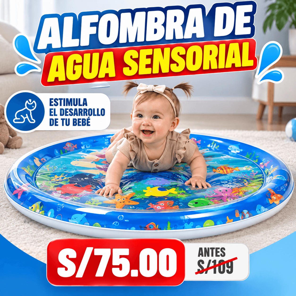 ALFOMBRA DE AGUA SENSORIAL