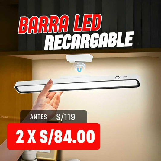 PACK DE 2 BARRAS LED INALAMBRICO CON CONTROL REMOTO