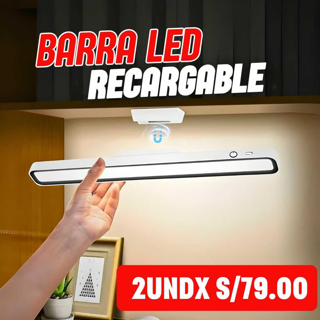 PACK DE 2 BARRAS LED INALAMBRICO CON CONTROL REMOTO