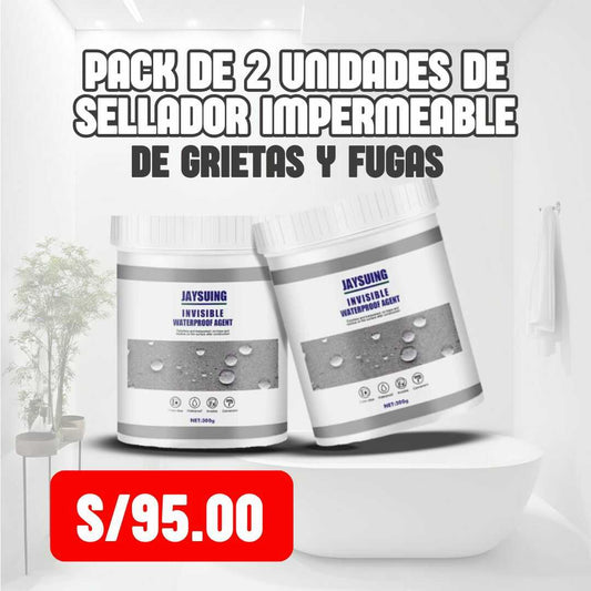 PACK DE 2 SELLADORES IMPERMEABLES DE GRIETAS Y FUGAS