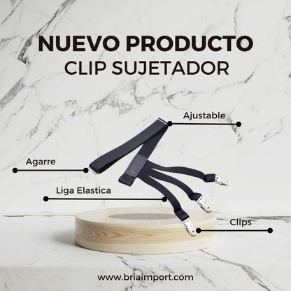 SET DE 2 UNIDADES DE CLIPS SUJETADORES DE CAMISA - BRIA IMPORT